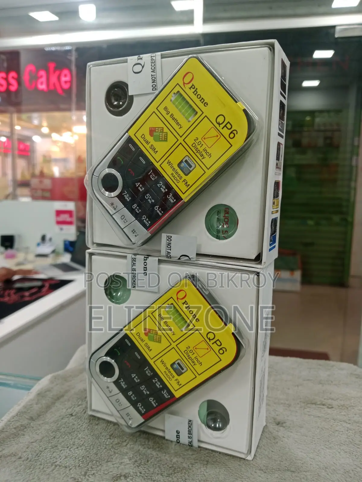 Q Mobile Qp6 Button Phone (Brand New)