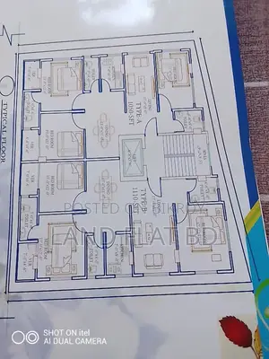 ON GOING FLAT FOR SALE @ 1050 SFT TOP FLOOR