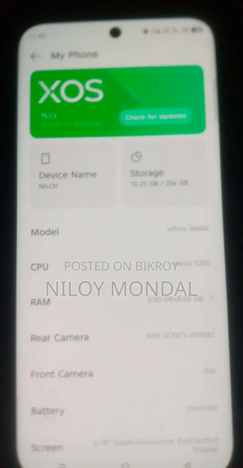 Infinix Hot 60 Pro Plus (Used)