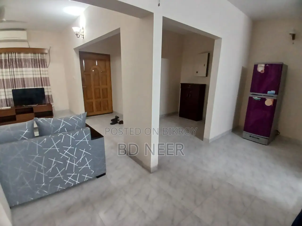 Nice looking fully furnished 3 bedroom apartment for rent in Gulshan