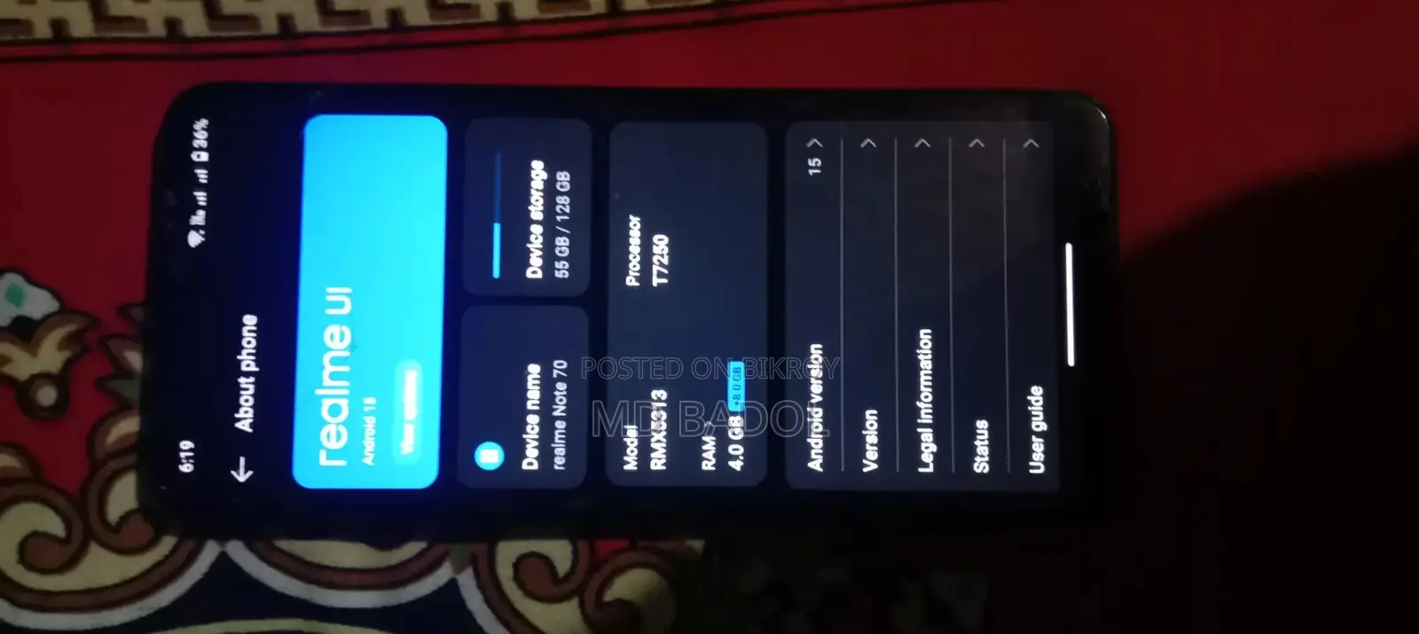 Realme Note 70 (Used)