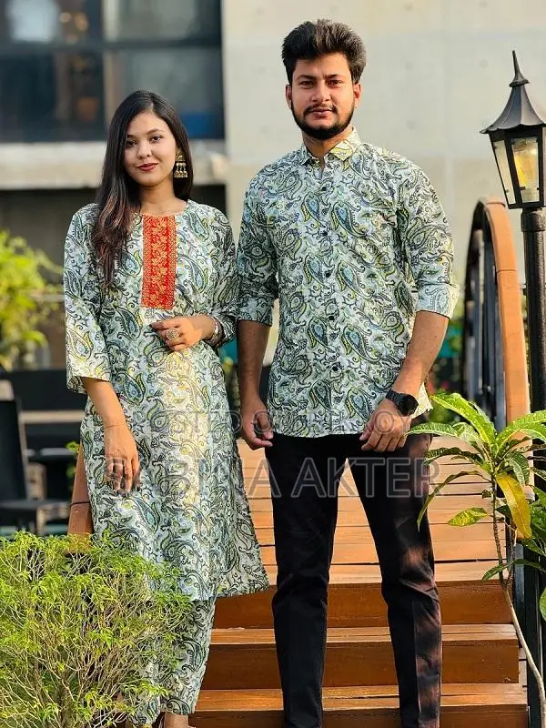 Premium Shirt Three Piece Couple Set