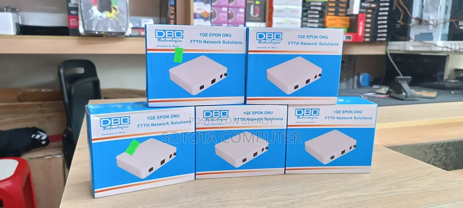 DBC 1Ge Epon ONU FTTH Network Solutions (1 Year Warranty)