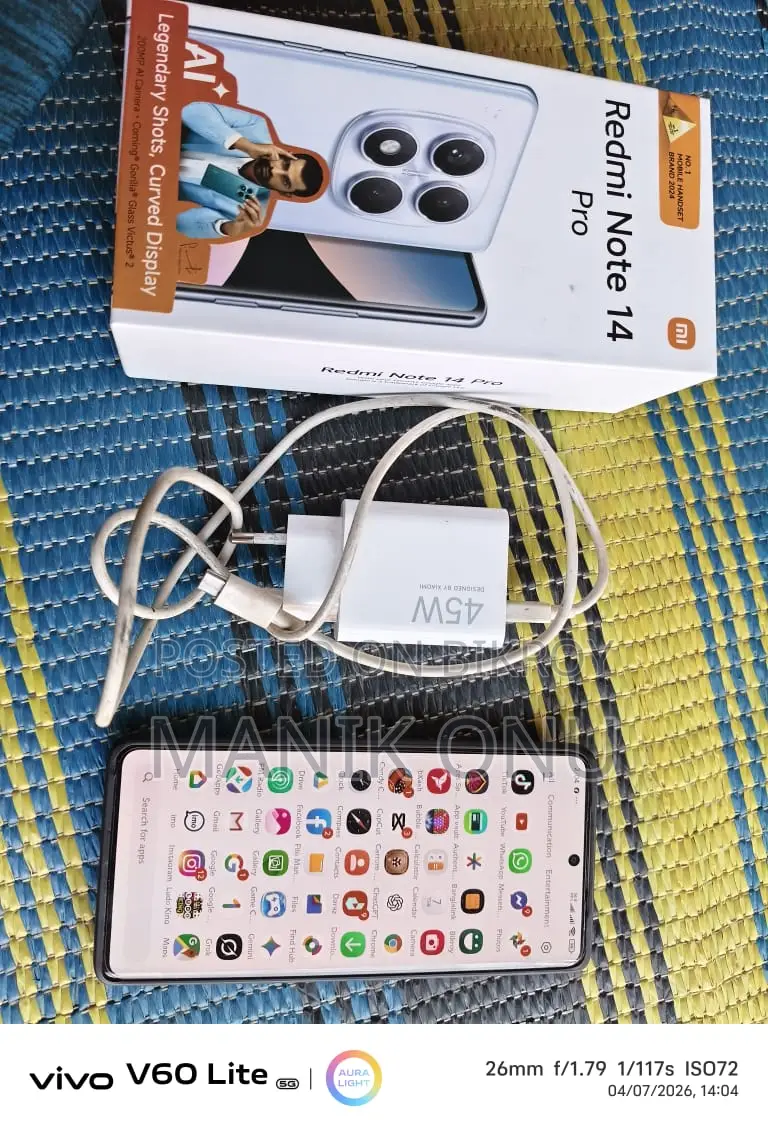 Xiaomi Redmi Note 14 pro 8/256 (Used)
