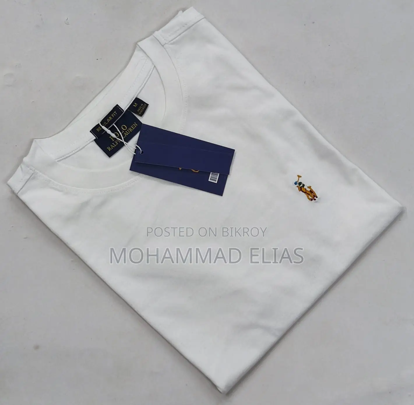 Export Quality Ralph Lauren Solid T-Shirt Available