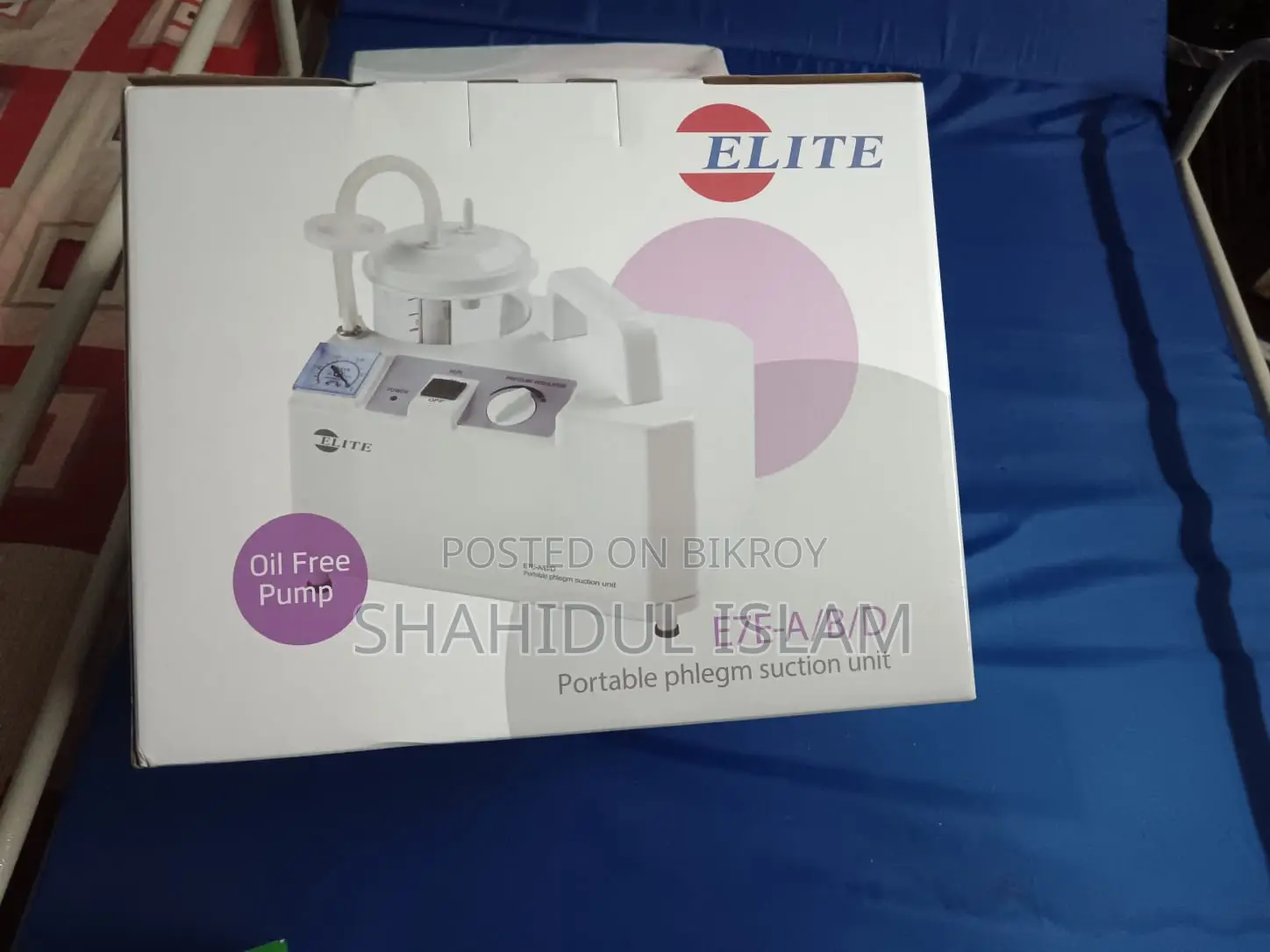 Hospital Bed, Air Mattress, Oxygen Cylinder, Suction Machine