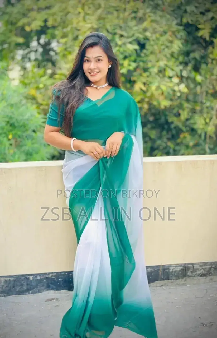 Rongdhonu Georgette Saree in Stylish Design