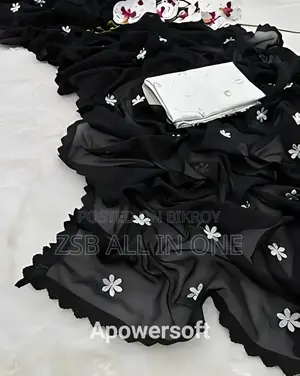 Georgette Saree With Blouse Piece