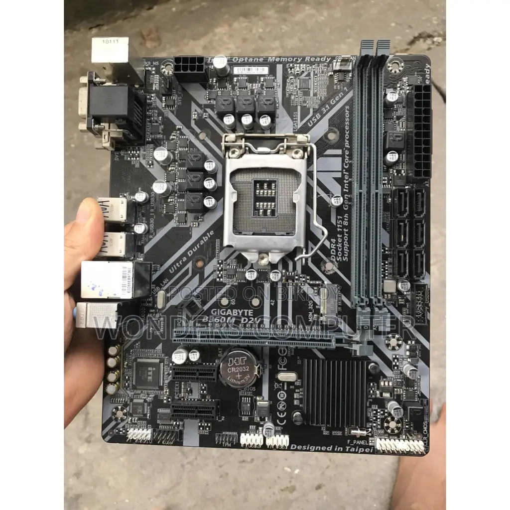 Gigabyte Intel B360M D2V Socket DDR4 Motherboard 1Year Warranty