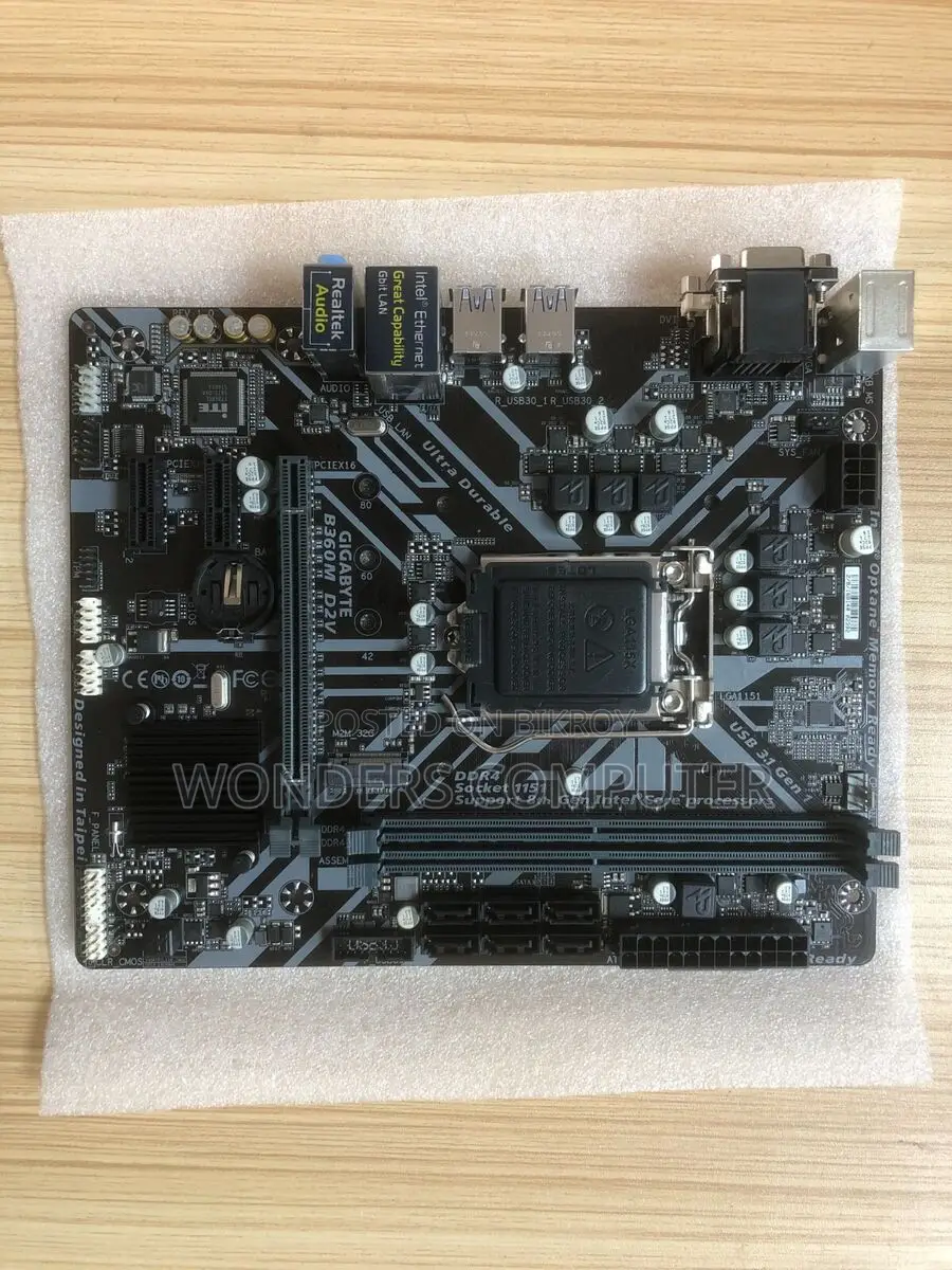 Gigabyte Intel B360M D2V Socket DDR4 Motherboard 1Year Warranty