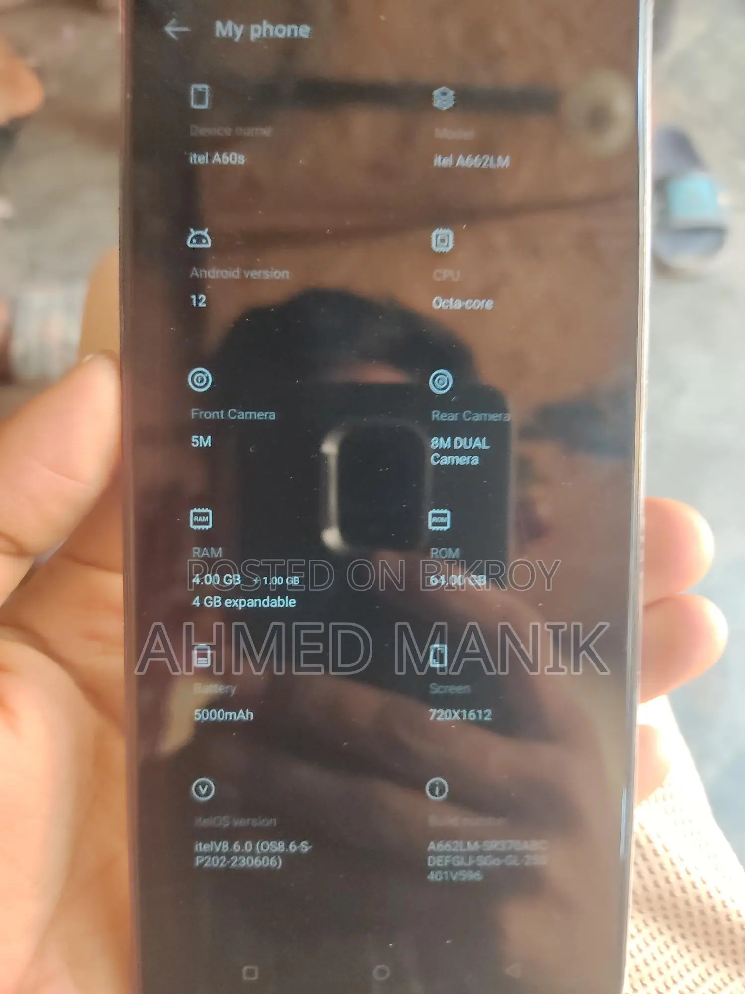 Itel A60 32 GB Purple