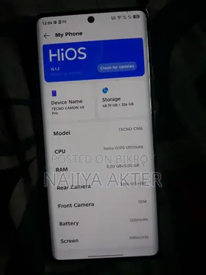 Tecno Camon 40 Pro (Used)