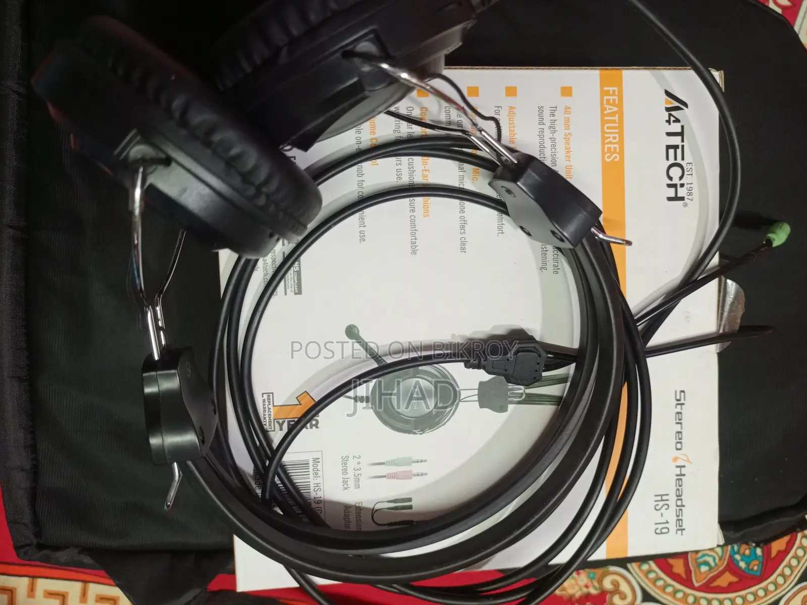 A4TECH Hs 19 S Streo Headset