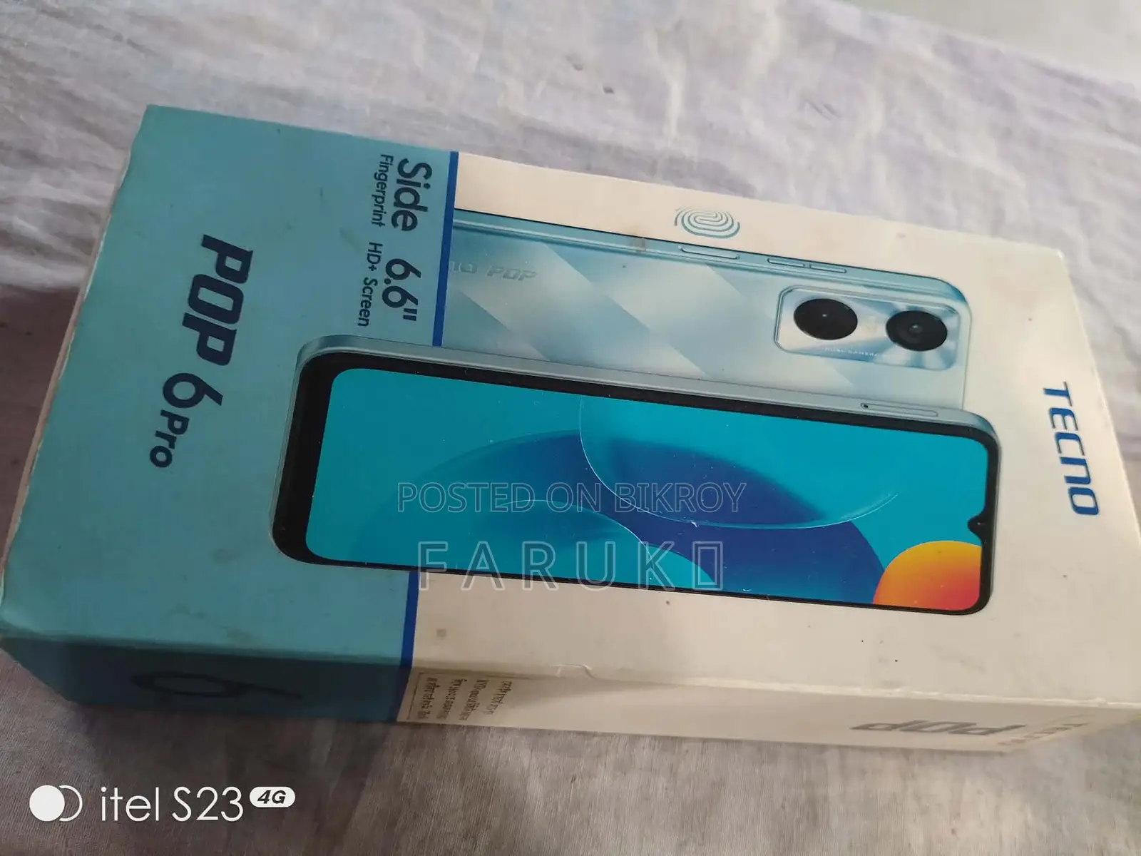 Tecno Pop 6 Pro . (Used)