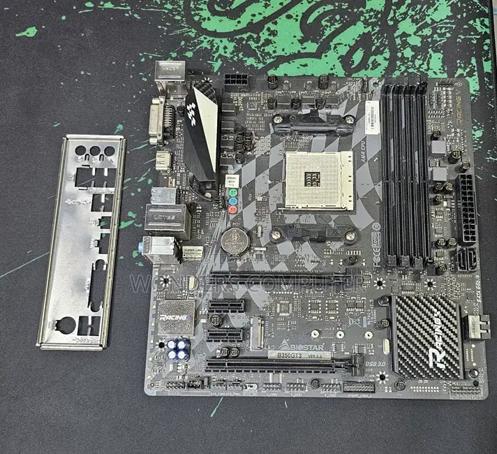 BIOSTAR B350GT3 (AM4) Supports AMD AM4 socket processors