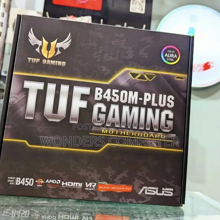 ASUS TUF B450M‑PLUS GAMING For amd am4 socket processor
