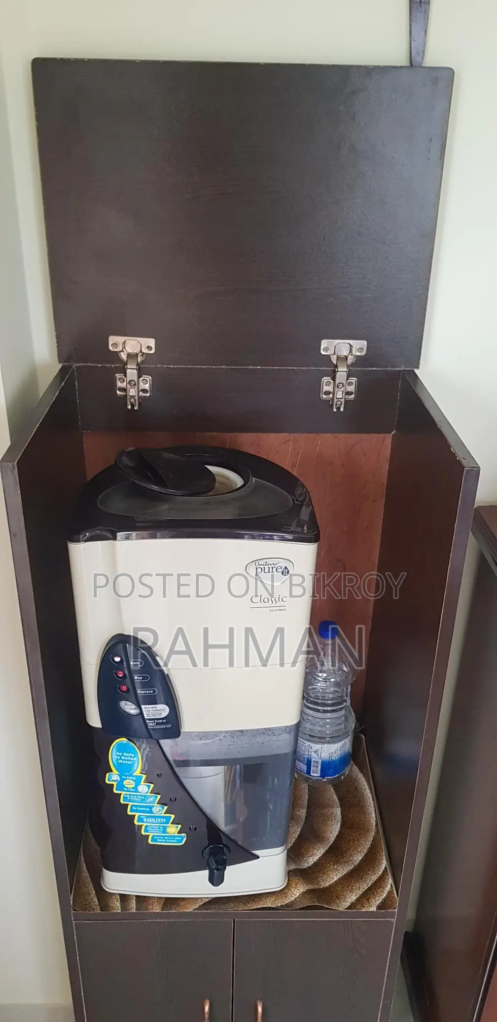 Water Filter + Cabinet for Sale