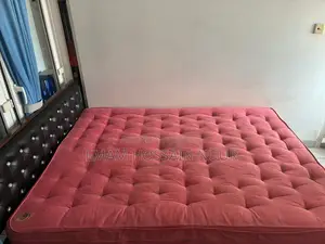 Foreign Double Bed with Spring Mattress