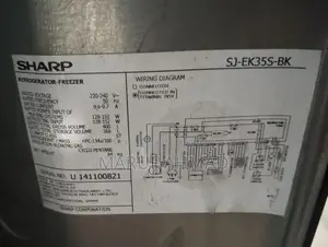 Sj-ek35s-bk Sharp 400liter Refrigerator Fridge