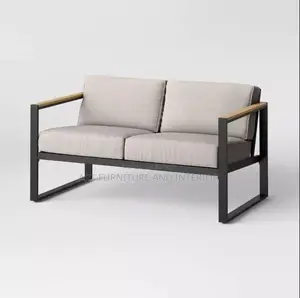 Two Seater Iron Sofa - 04 ( Long Durable Modern Office )