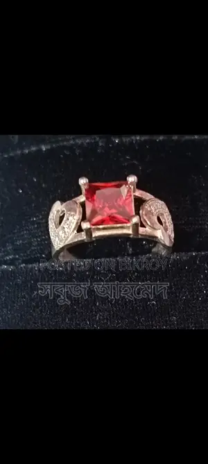 Brand New, 21 Karat, Attractive Ruby Stone Ring with Lifetime Color Guarantee