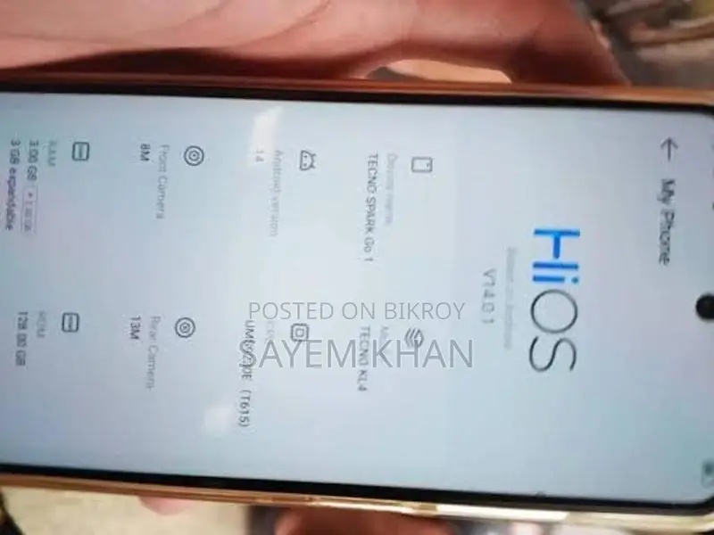 Tecno Spark Go 1 . (Used)