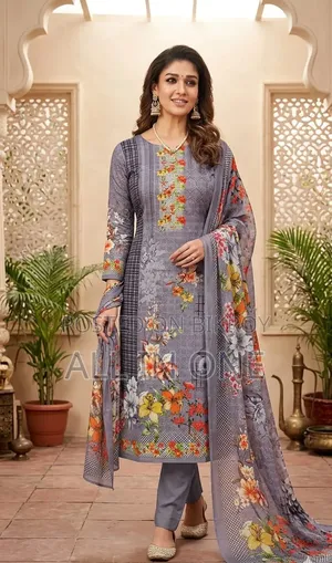 Unstitch Digital Print Three Piece High Quality Premium Cotton