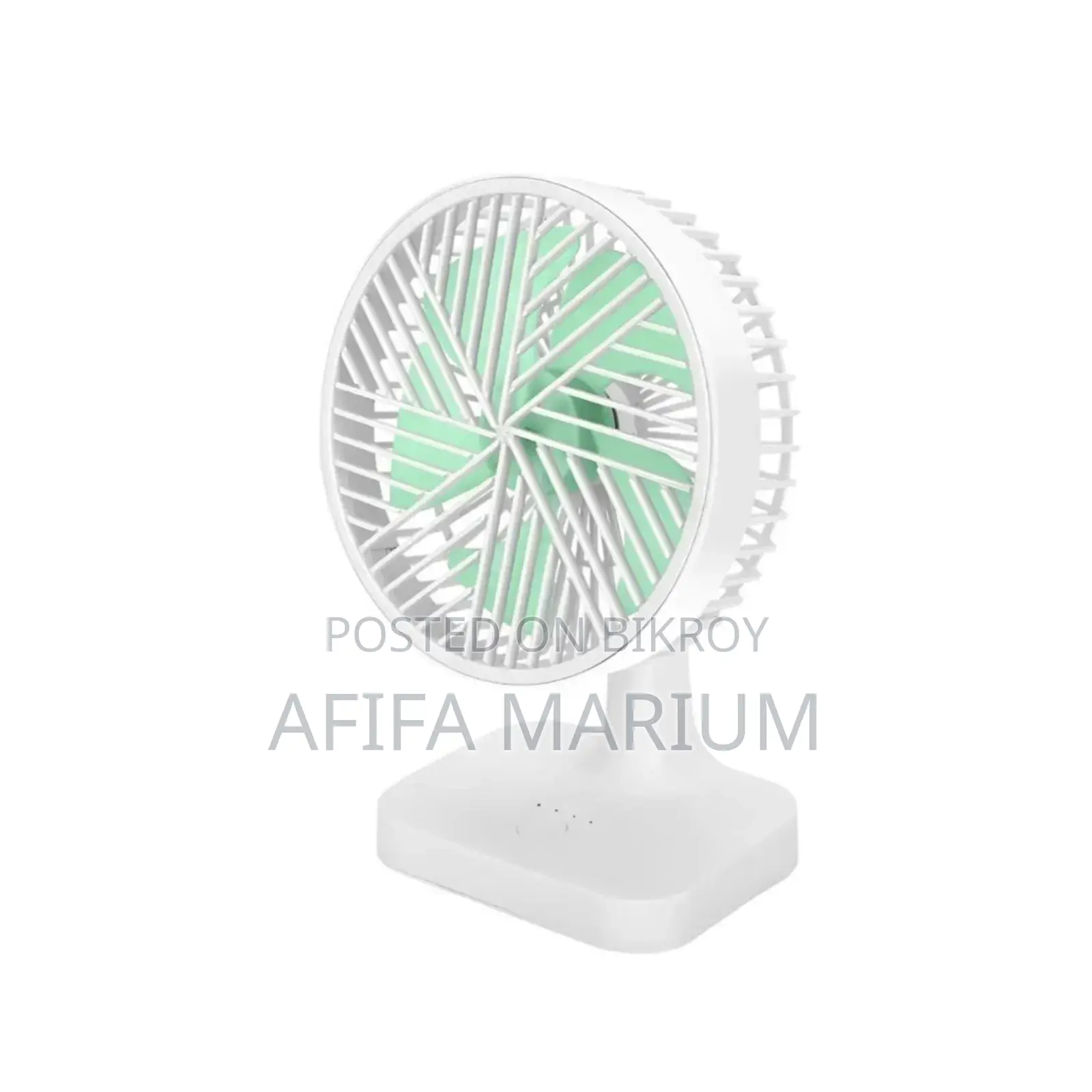 Indiana Irf-F2c Rechargeable Table Fan – Random Color