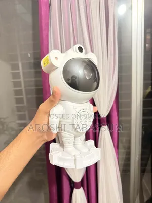 Room Decorated Big Astronaut Light