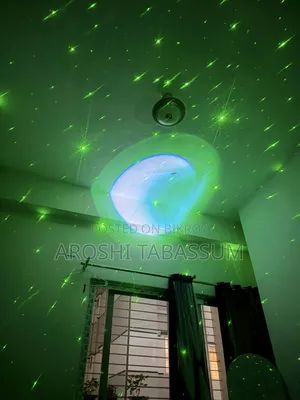 Room Decorated Big Astronaut Light