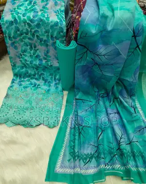 Unstitched Printed Three Piece