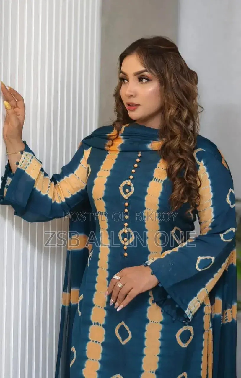 Unstitched Three Piece New Update Premium Cotton Fabric