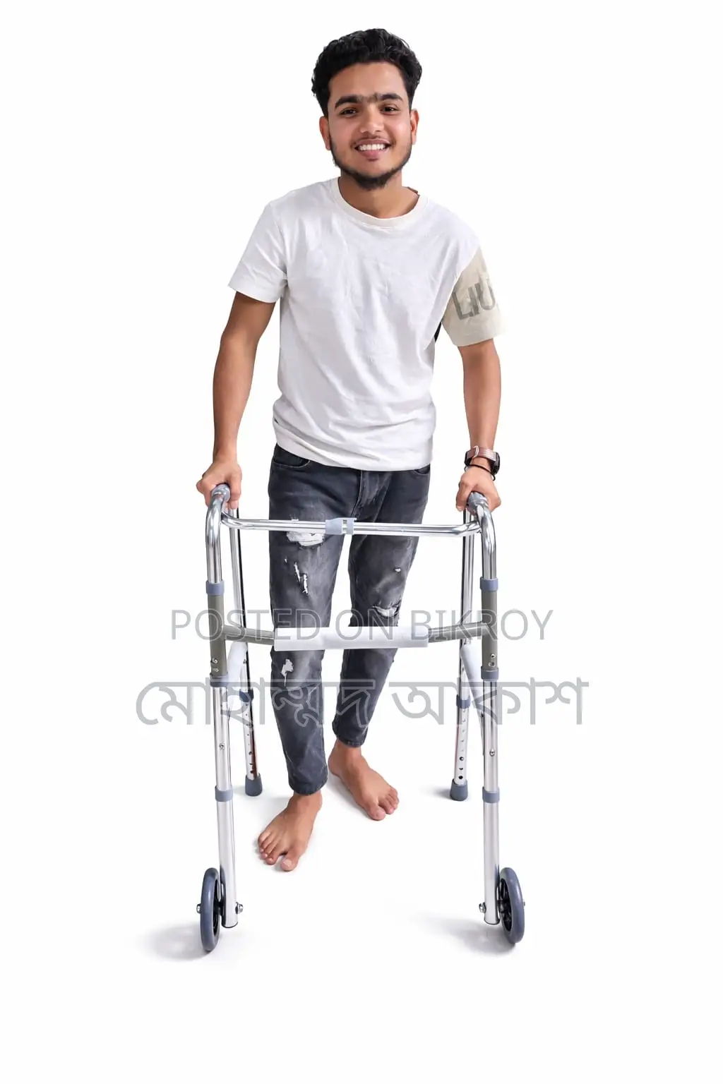 Premium Adjustable Walking Frame With Wheels