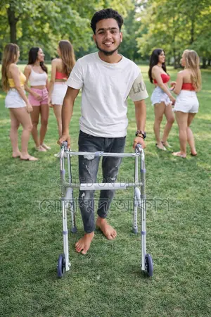 Premium Adjustable Walking Frame With Wheels