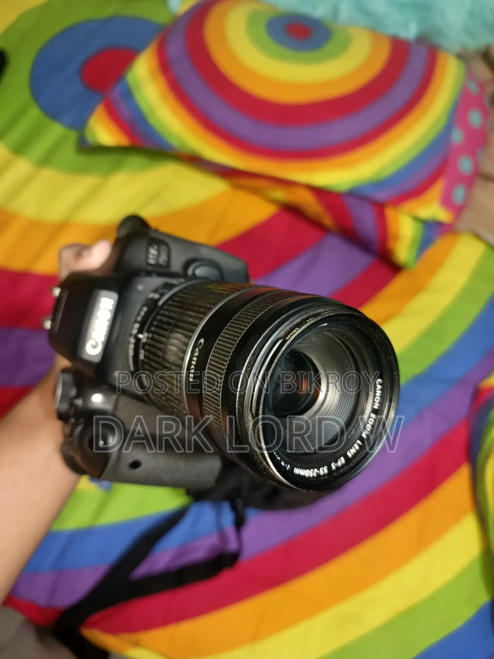 Canon Eso 750d With 55mm-250mm Stm Lens