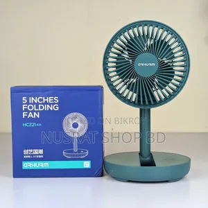 Rechargeable 5-Inch Folding Fan HCZ21 Green Colour
Code: 4649