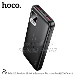 Hoco MMJ15 Resolute 22.5W 10000mAh ফাস্ট চার্জিং পাওয়ার ব্যাংক