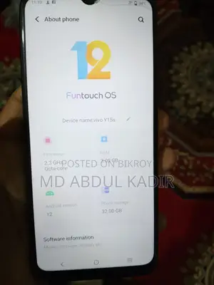 Vivo Y15S 32 GB Purple