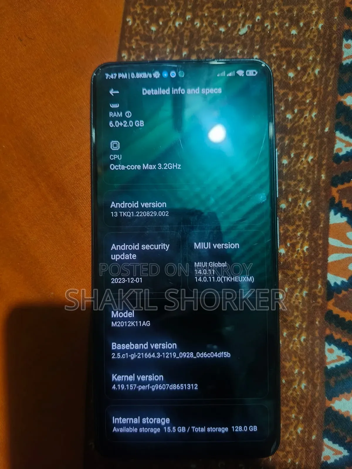 Xiaomi Poco F3 128 GB Gray