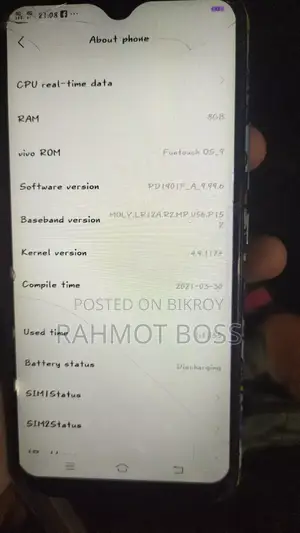 Vivo Y17 256 GB White