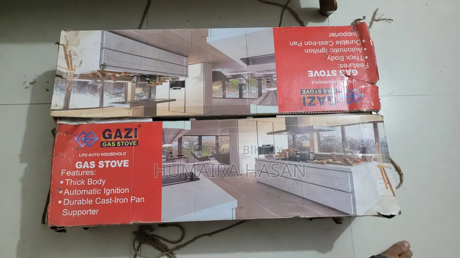 Gazi Auto Gas Stove (Eg-750s With Timer)