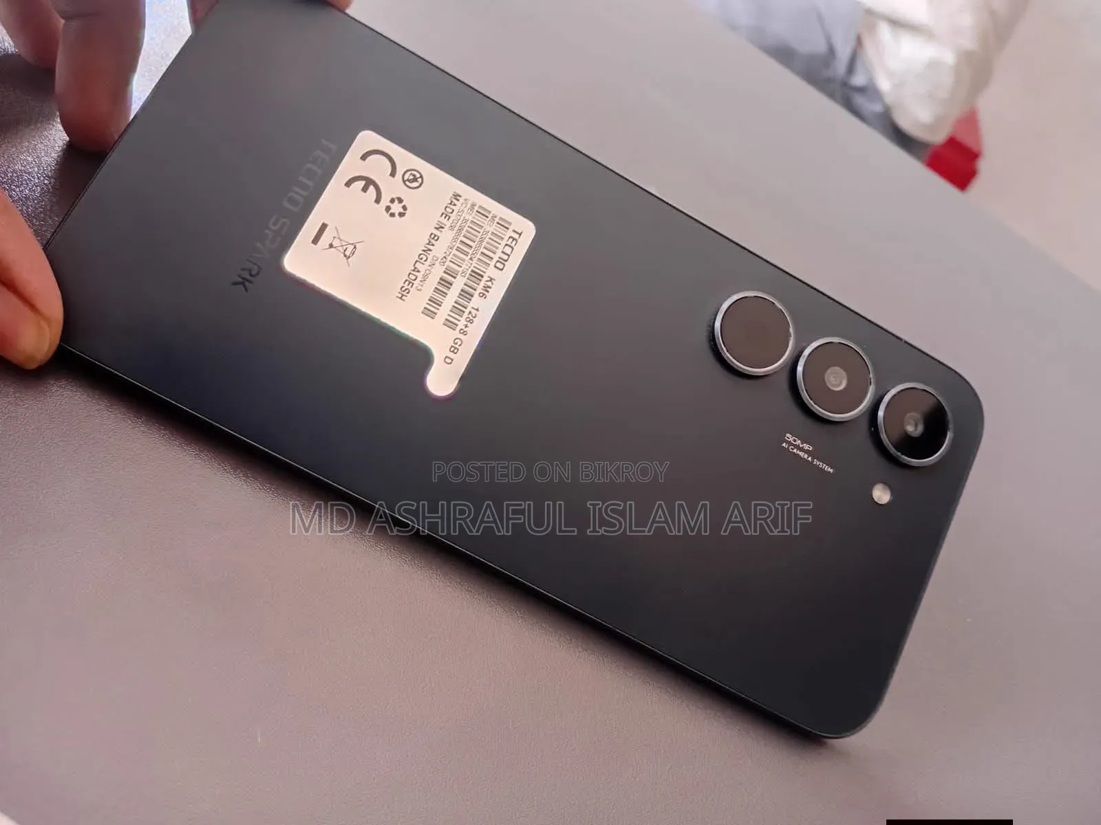Tecno Spark 40 Pro 128 GB Black
