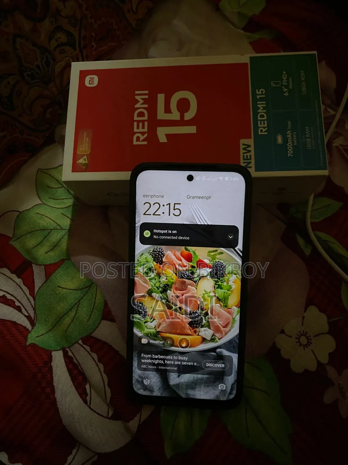 New Xiaomi Redmi 15 128 GB Black