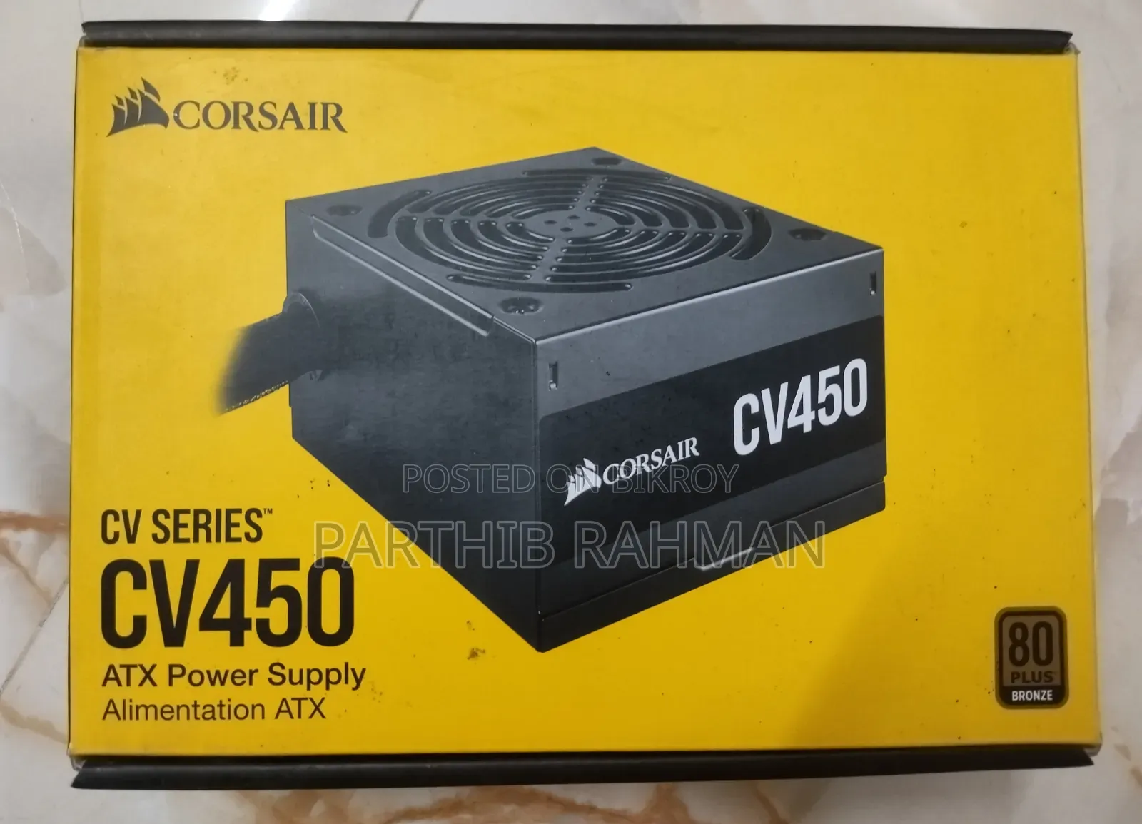 Corsair 450W Power Supply (Used) – Reliable for Mid-Range PC