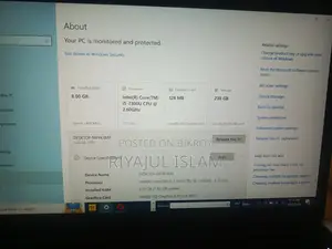 Laptop Dell 8GB Intel Core I7 SSD 512GB