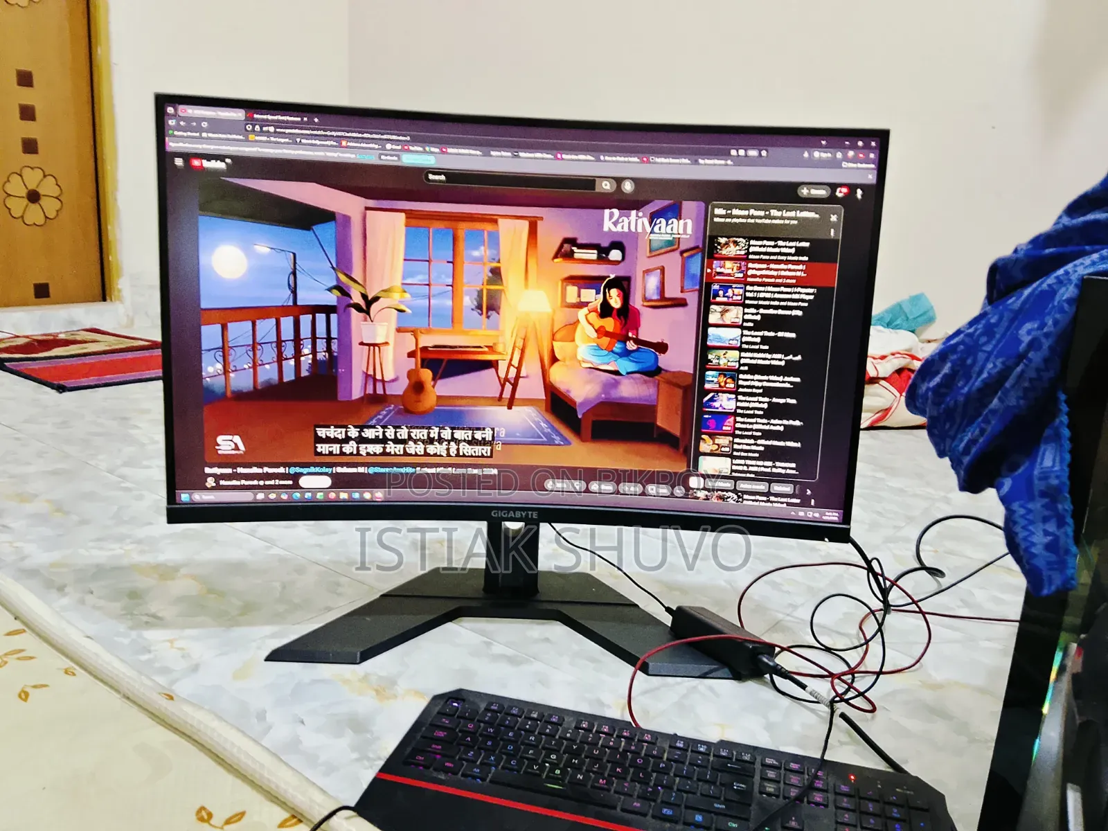 Gigabyte 32” Inch G32qc QHD Monitor