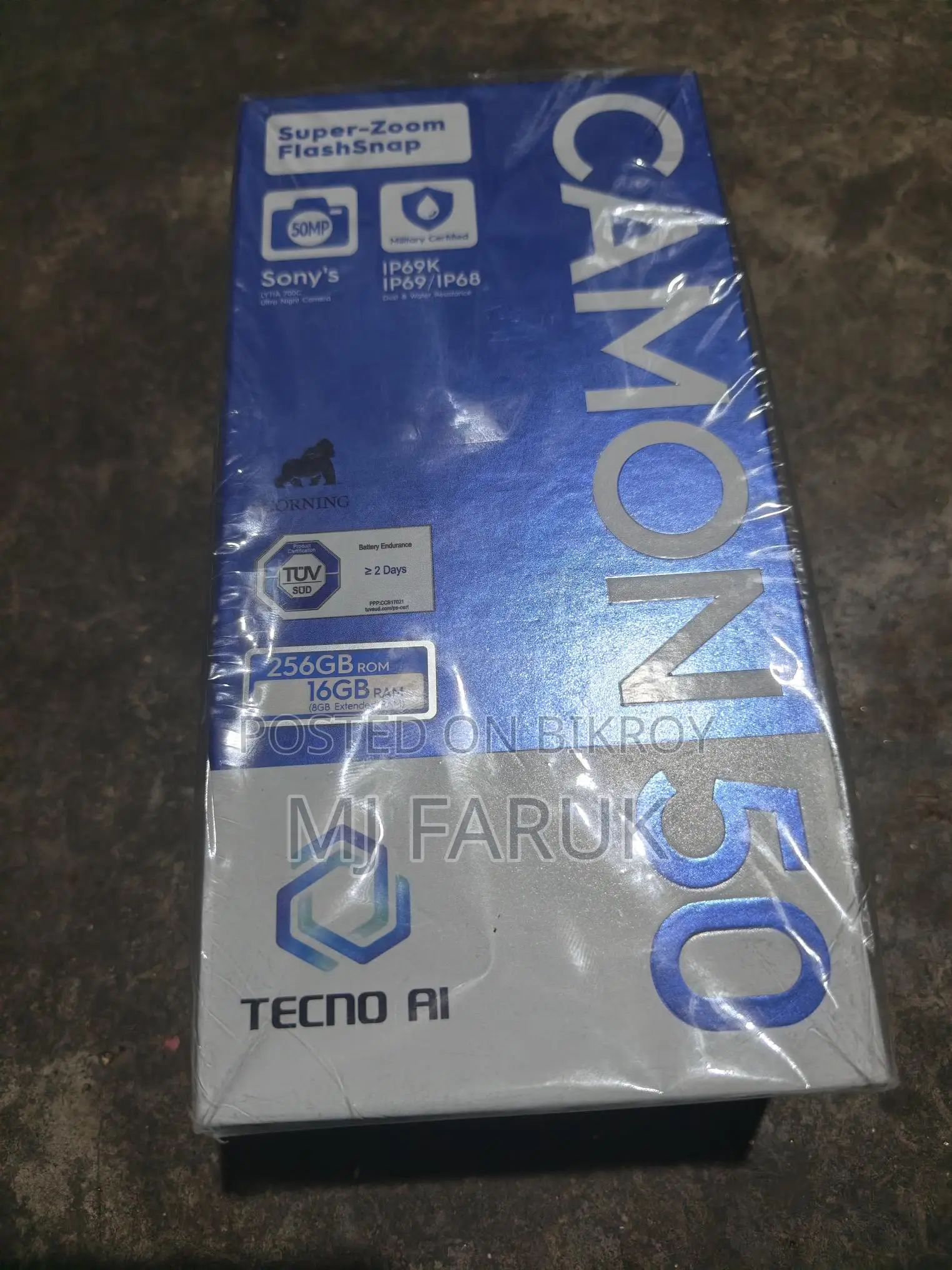 Tecno camon 50 (Used)