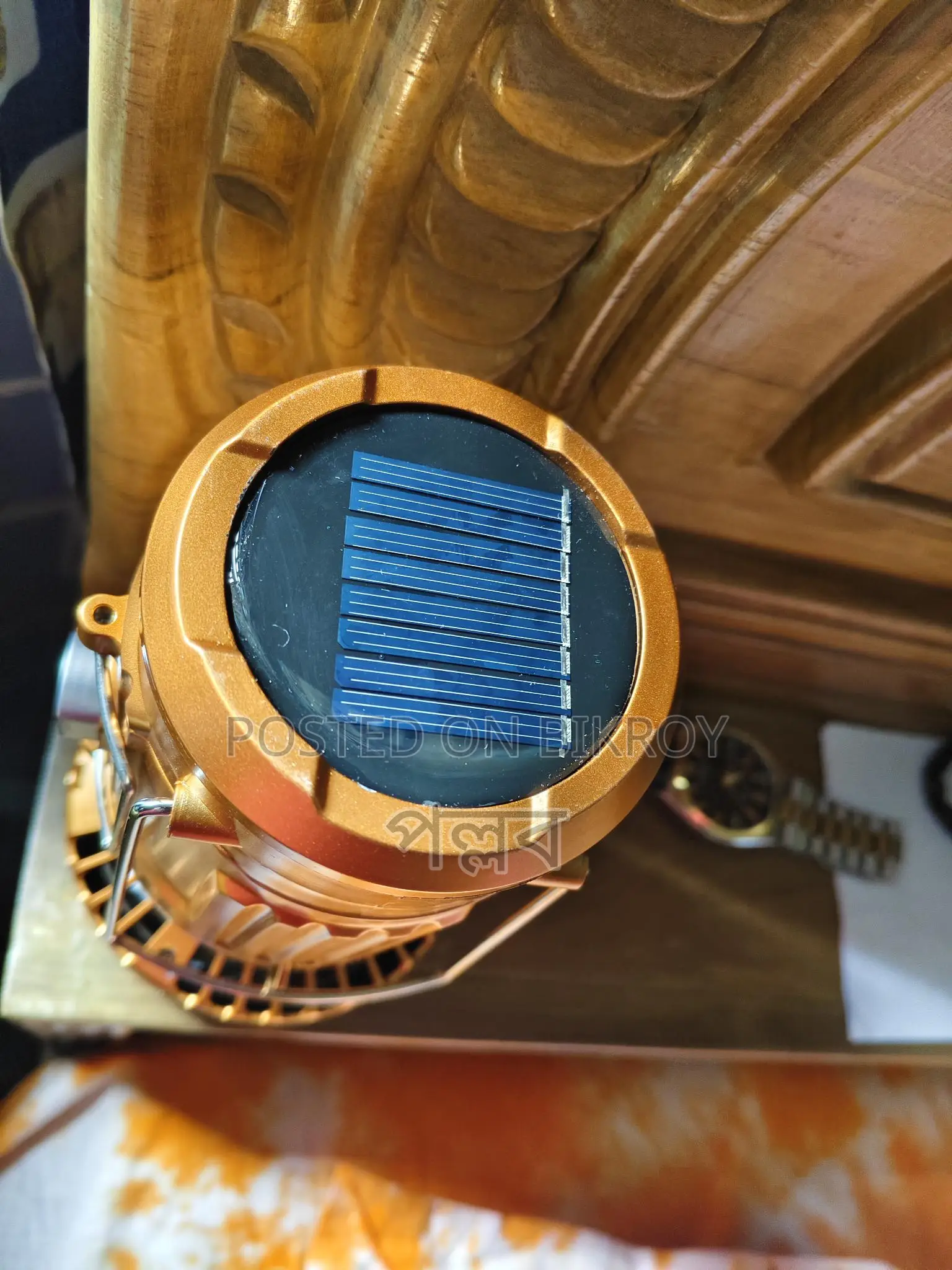 Solar Charger Light and Fan