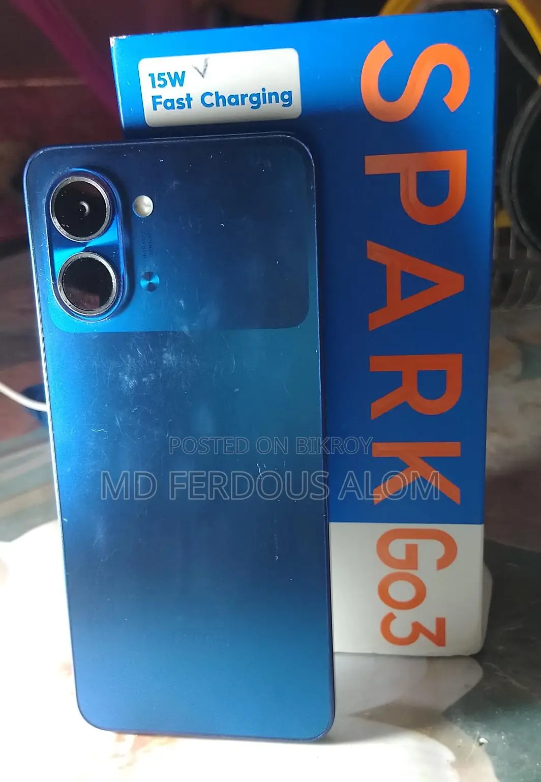 Tecno spark go 3 (Used)