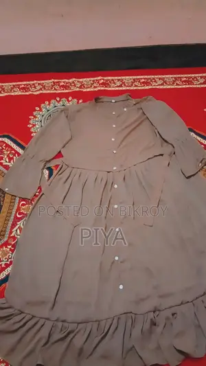 Cherry Cup Fabric Gown Burqa